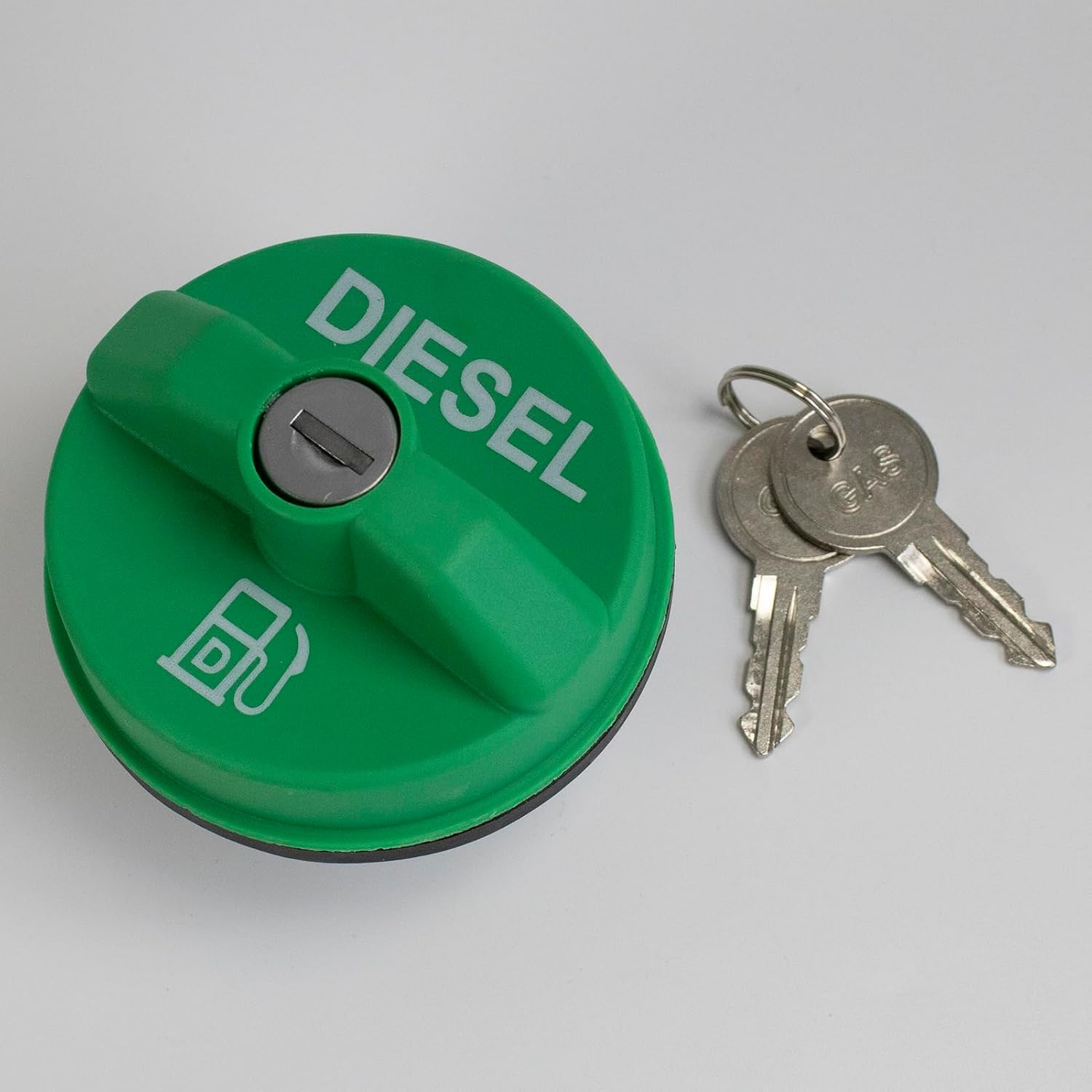 10591D Locking Diesel Fuel Cap Gas Cap Fit for Chevy Silverado Express Dodge Ram 2500 3500 W350 D350 ford F-250 E-350 Excursion GMC Sierra Savana MGC791 9MGC791
