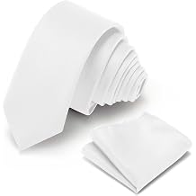 Boys Black Tie Pocket Square Set Graduation School Gift Box