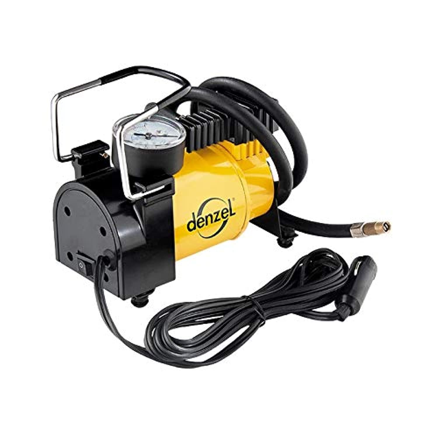 Denzel Portable Automobile Air Compressor DC-20, 12 V, 7 Bar, 35 l/min for Off roading and camping lovers(58054)