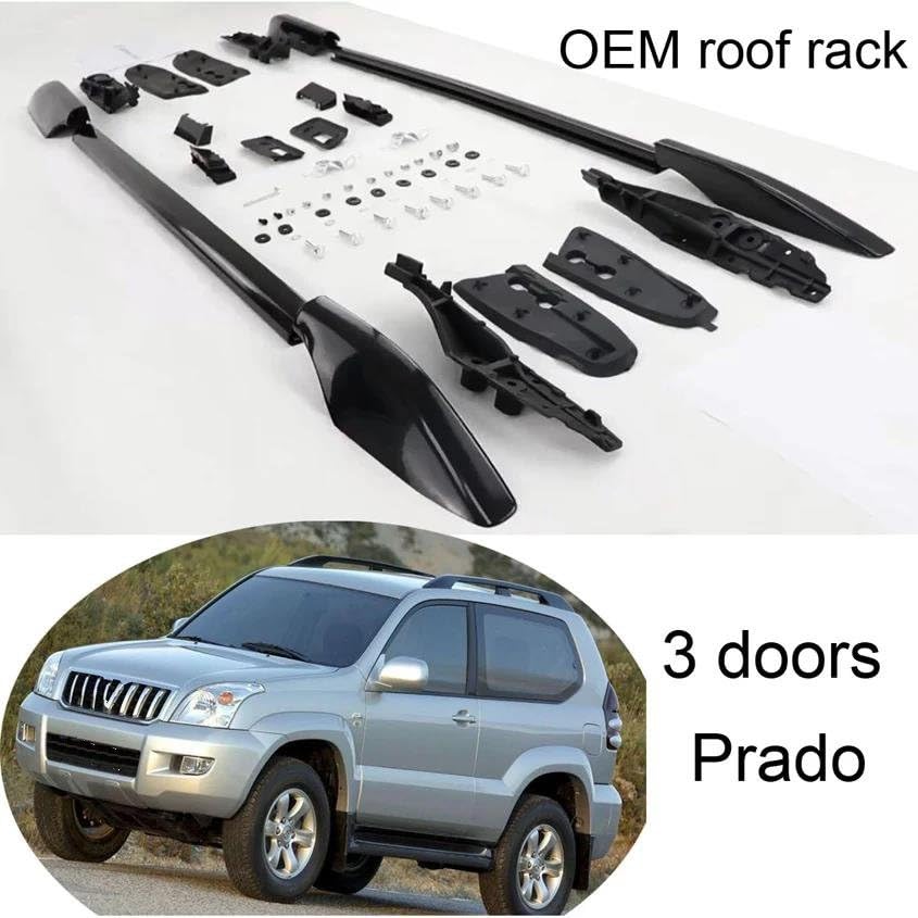 Guarnizione In Gomma Per Barre Tetto – Modanura Antipioggia Per Toyota Land Cruiser Prado LC120 2003-2009