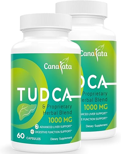 Miniatura 8 de TUDCA Suplementos de apoyo hepático de 1000 mg - 60 cápsulas veganas sales biliares TUDCA con fórmula de mezcla de hierbas de cardo mariano para