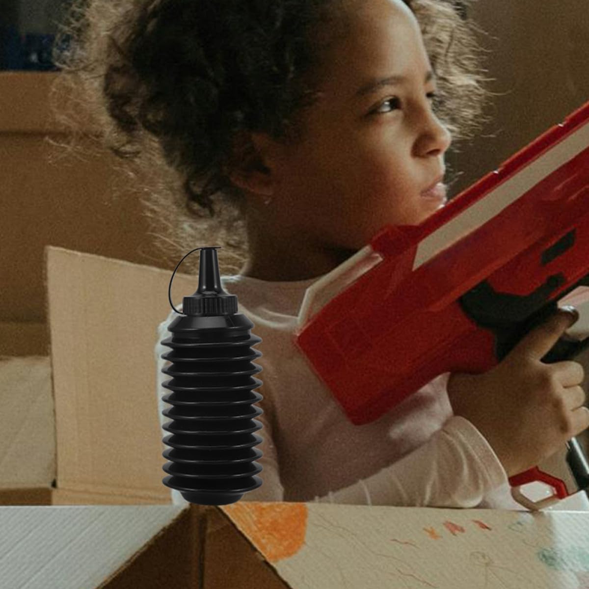 Professional Bead Bottle 2pcs Toy Bead Holder Portable Plastic Storage Bottle