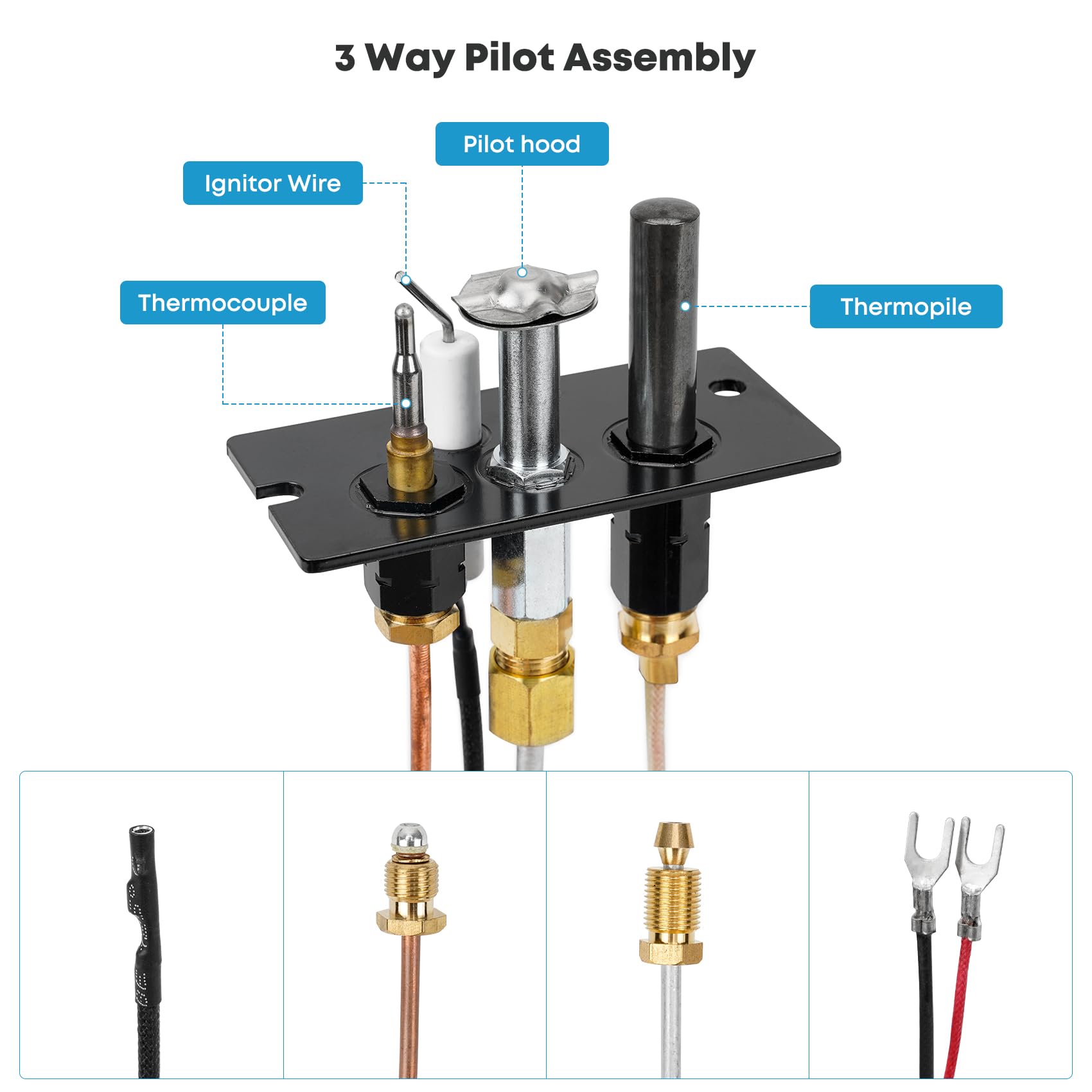 Genuine Monessen SRV14D0477 Pilot Assembly For Majestic & Monessen Stoves – LP