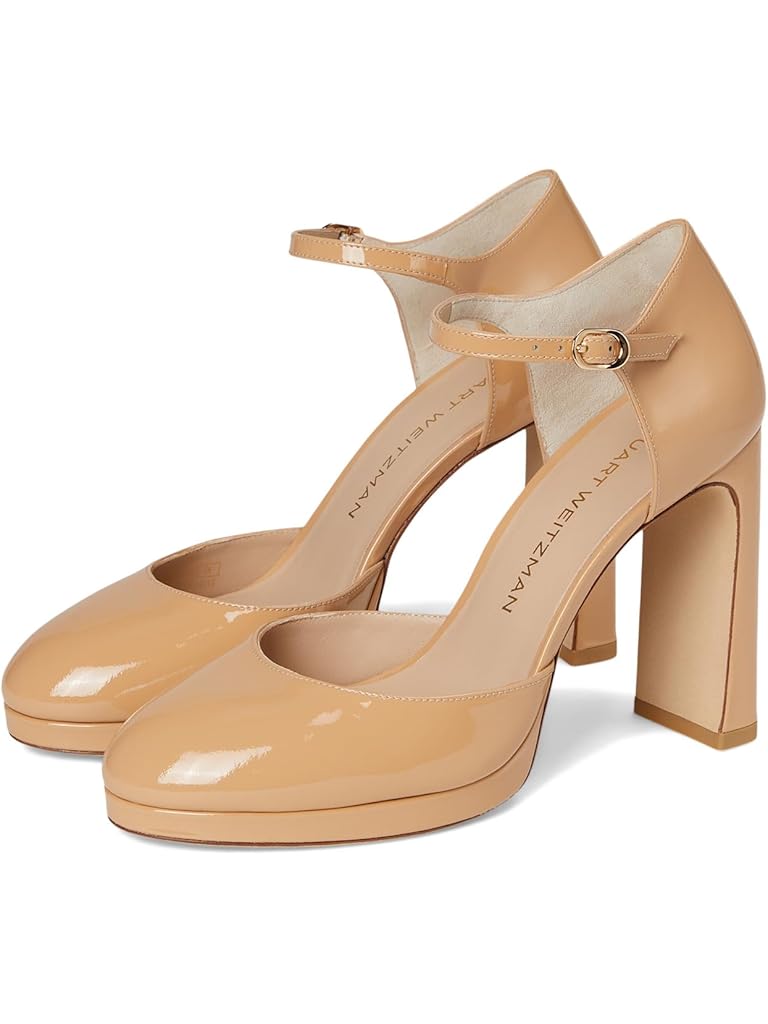 Brown Stuart Weitzman Babette Platform Pump