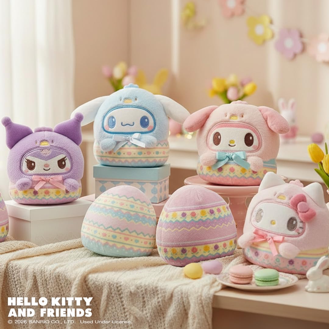 Amazon.com: Teeturtle Reversible Sanrio My Melody Plushie 4-Inch