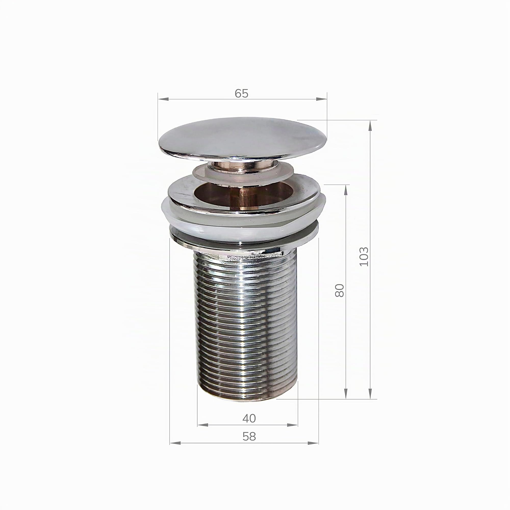 BAIKAL Pack solución para baño con lavabo y complementos. Incluye: lavabo cerámico, Grifo, Sifón extensible y Válvula de desagüe con rebosadero. Fácil instalación, se incluyen las instrucciones