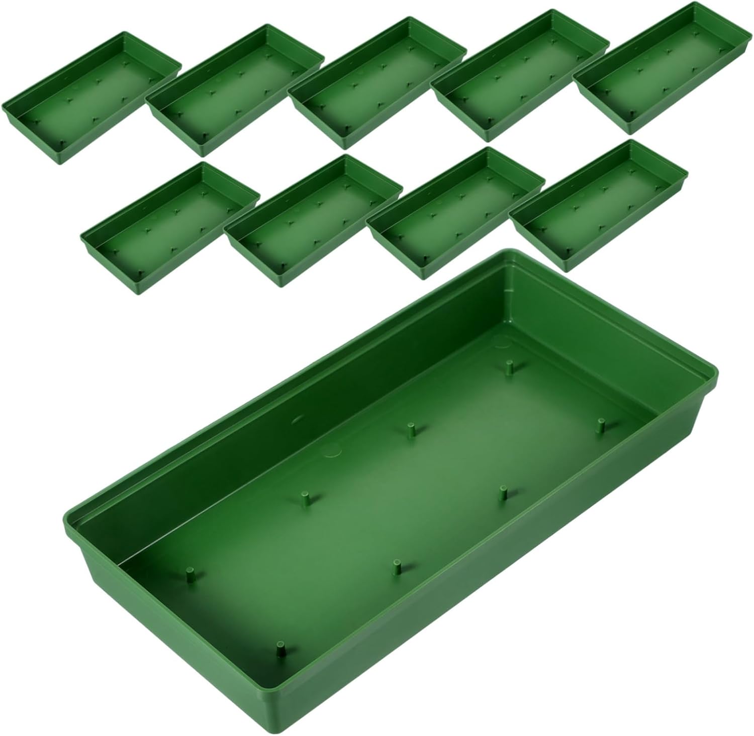 10Pcs Durable Flower Foam Trays for Floral Arrangements Reusable Mud Tray for Weddings Parties Easy to Use Flower Decoration Supplies