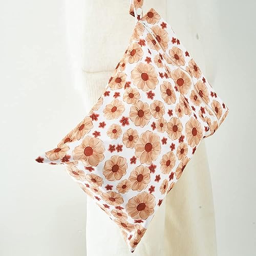 Miniatura 6 de HappyFlute 9 juegos de pañales de tela para recién nacido, talla única, ajustables, reutilizables, para bebés, niños y niñas (6-33 libras), una