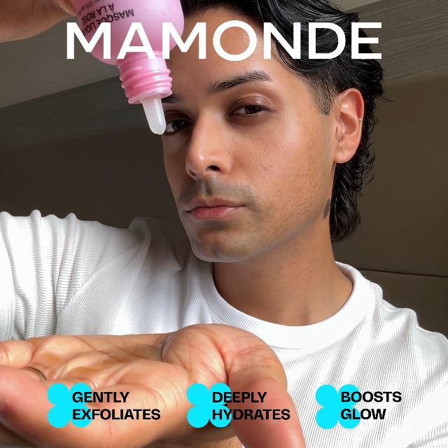 Image of MAMONDE Flora Glow Rose Daily Liquid Face Mask | 2-in-1 Toner & Exfoliator | Korean Leave-On Mask with Hyaluronic Acid, Peptides & 10% PHA For Glass Skin | Korean Skin Care | Makeup Prep