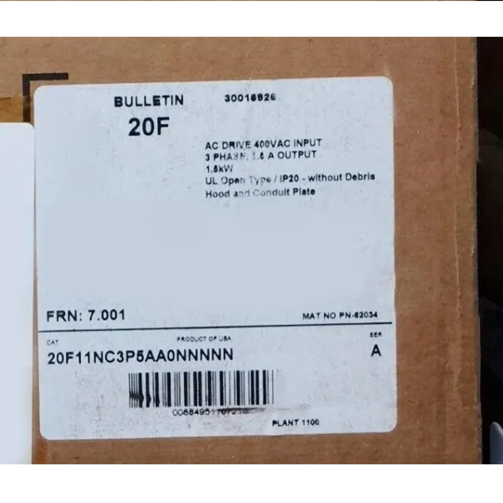 Envío exprés 20F11NC3P5AA0NNNNN Nuevo y sellado en caja 1 año de garantía envío rápido