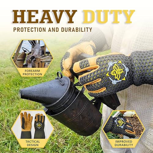 Apis Tactical - Luvas de Apicultura para Serviços Pesados - Pequenas