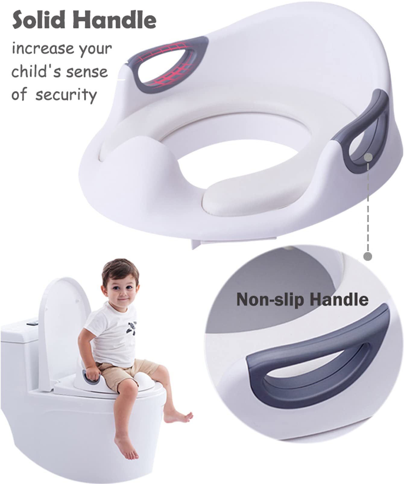 Riduttore WC Per Bambini Con Paperelle - Sedile Universale Colorato E Sicuro - Foto 14