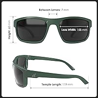 Vista 5 de EDGE Gafas de seguridad Defiance Wayfarer, Gafas de seguridad polarizadas Z87, Gafas de sol Z87 para hombre, Gafas de protección, Gafas Z87