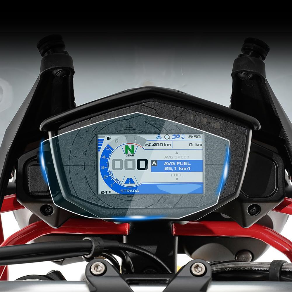 RAIMTO Per V 85 TT V85TT V85 TT V 85TT MotorcycleAnti-graffio Dashboard Protezione dello schermo TFT LCD Pellicola protettiva x2