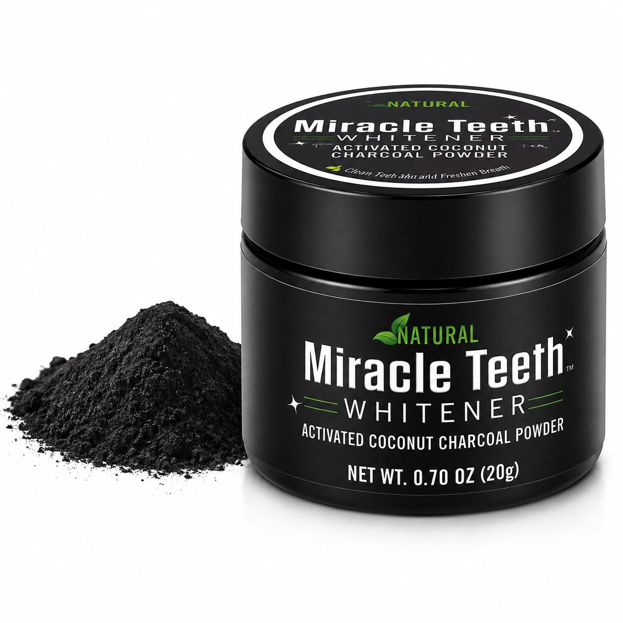 Activated Coconut Charcoal Teeth Whitening Powder | Gentle on Teeth & Gums | Natural Oral Care | 20g-picture-30