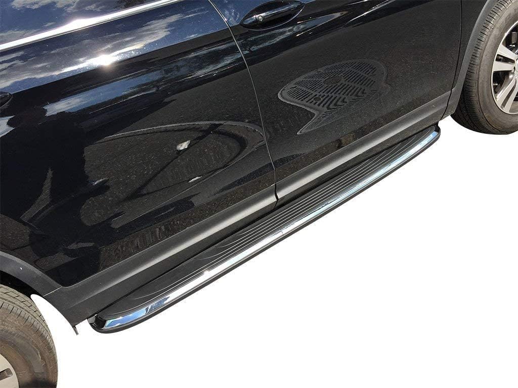 Running Boards Side Steps Fit for Honda Passport 2017-2022 2pcs Side Pedals car Stairs Chairs Side Beam Black