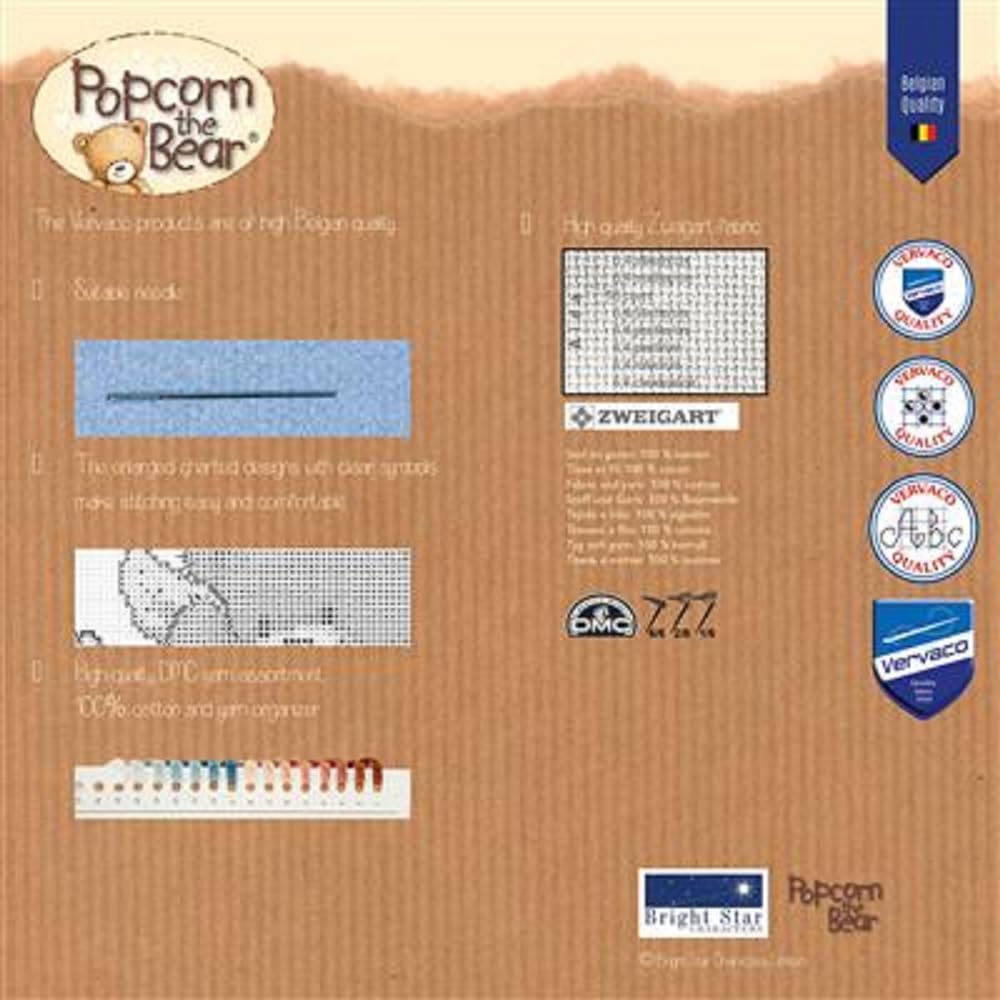 Vervaco PN-0143714 | First Steps Birth Record Counted Cross Stitch Kit