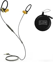 Vista 1 de Elgin Rumble - Auriculares con cable para protección auditiva con micrófono, audífonos internos, conector de 3.5mm, reducción de ruido de 27 dB