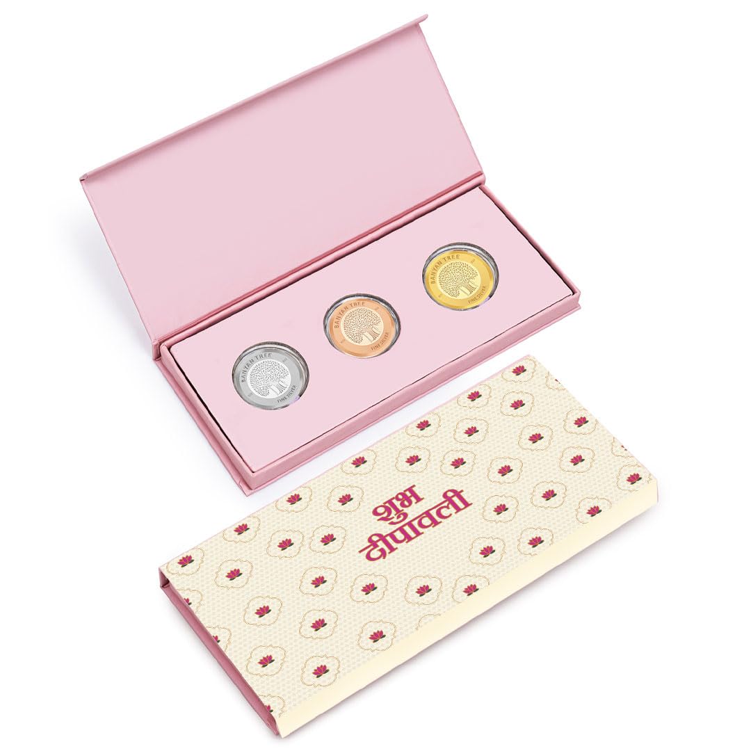 See full amazon price history chart for CHOTTEY LAL AND SONS 999 Purity Banyan Tree Pack of 3 Silver Coin with Unique Packaging for Diwali, Ceremony, Wedding & Festivals (9gm, 3gm Each (Silver, Rose, Gold)) CHOTTEY LAL AND SONS 999 Purity Banyan Tree Pack of 3 Silver Coin with Unique Packaging for Diwali, Ceremony, Wedding & Festivals (9gm, 3gm Each (Silver, Rose, Gold)) (B0DF5FHTSN) Amazon Price History, Amazon Price Tracker