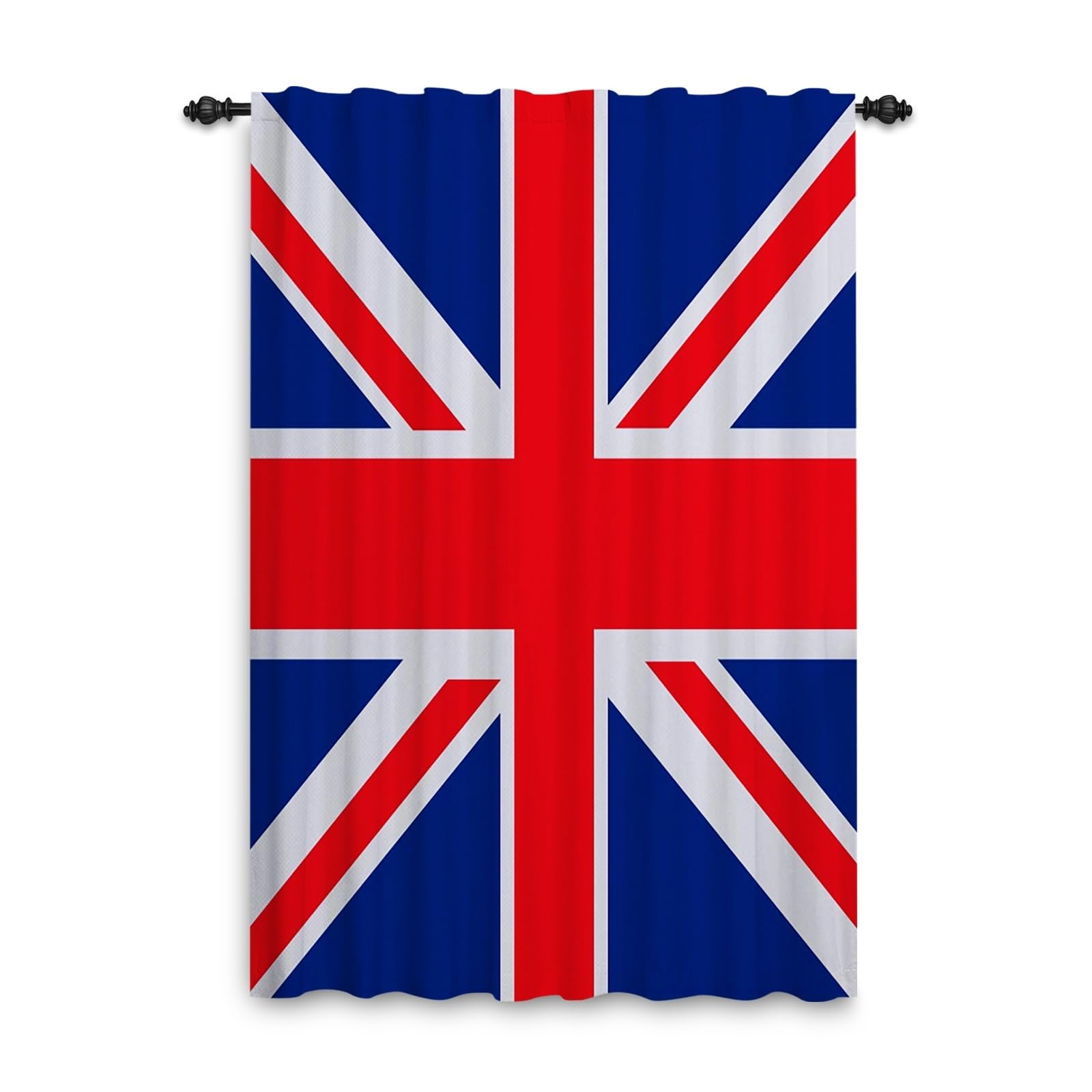 Rideau d'intimité drapeau britannique occultant pour bureau et chambre