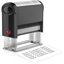 Custom Stamp,Personalized Stamp, Signature Stamps,9 Colors,5 Sizes