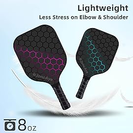 Pickleball-Paddles-Set of 4 or 2 Rackets by JoncAye, USAPA Approved Pickle-Ball Equipment with Balls, Bag, Accessories, Fiberglass Graphite Pickleball Racquet Set for Men, Women