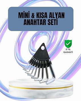 9 Par a Alyan Anahtar Seti Alt gen U lu Mobilya ve Tamir  in