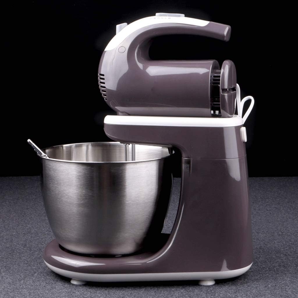 Egg Beater Blender with 3L Stainless Steel Basin, 300W High Power, 5-Speed Control Double Plate Design Cooking Machine