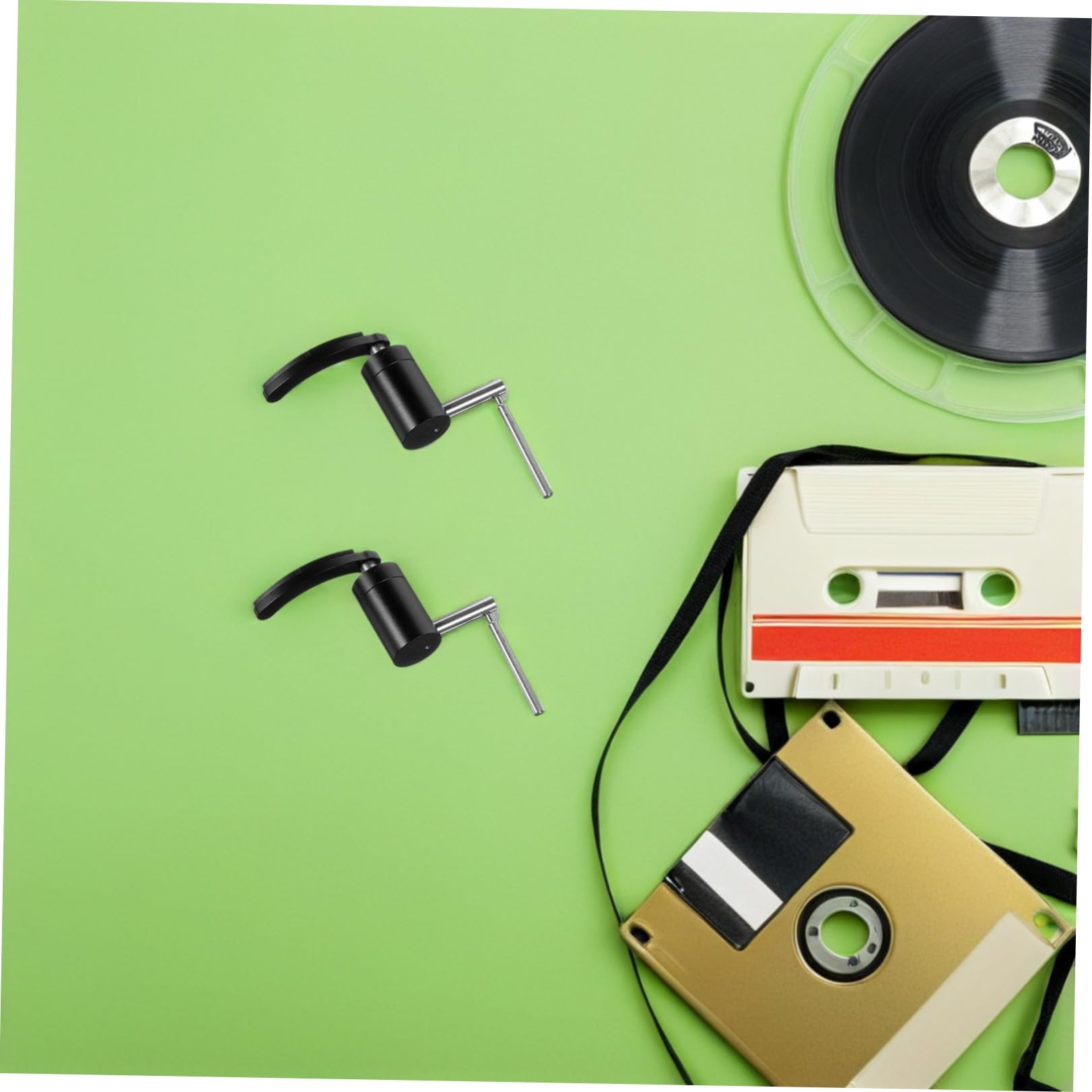 Lurrose Sollevatore Braccio Giradischi in Plastico e Metallo Regolazione di Precisione e Manopola Altezza per Protezione Ago Vinile in Casa e Dj