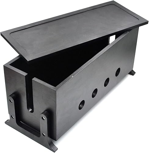 Miniatura 7 de Caja grande de organización de cables, caja oculta de cables de madera y organizador para regleta de alimentación, almacenamiento de cables para