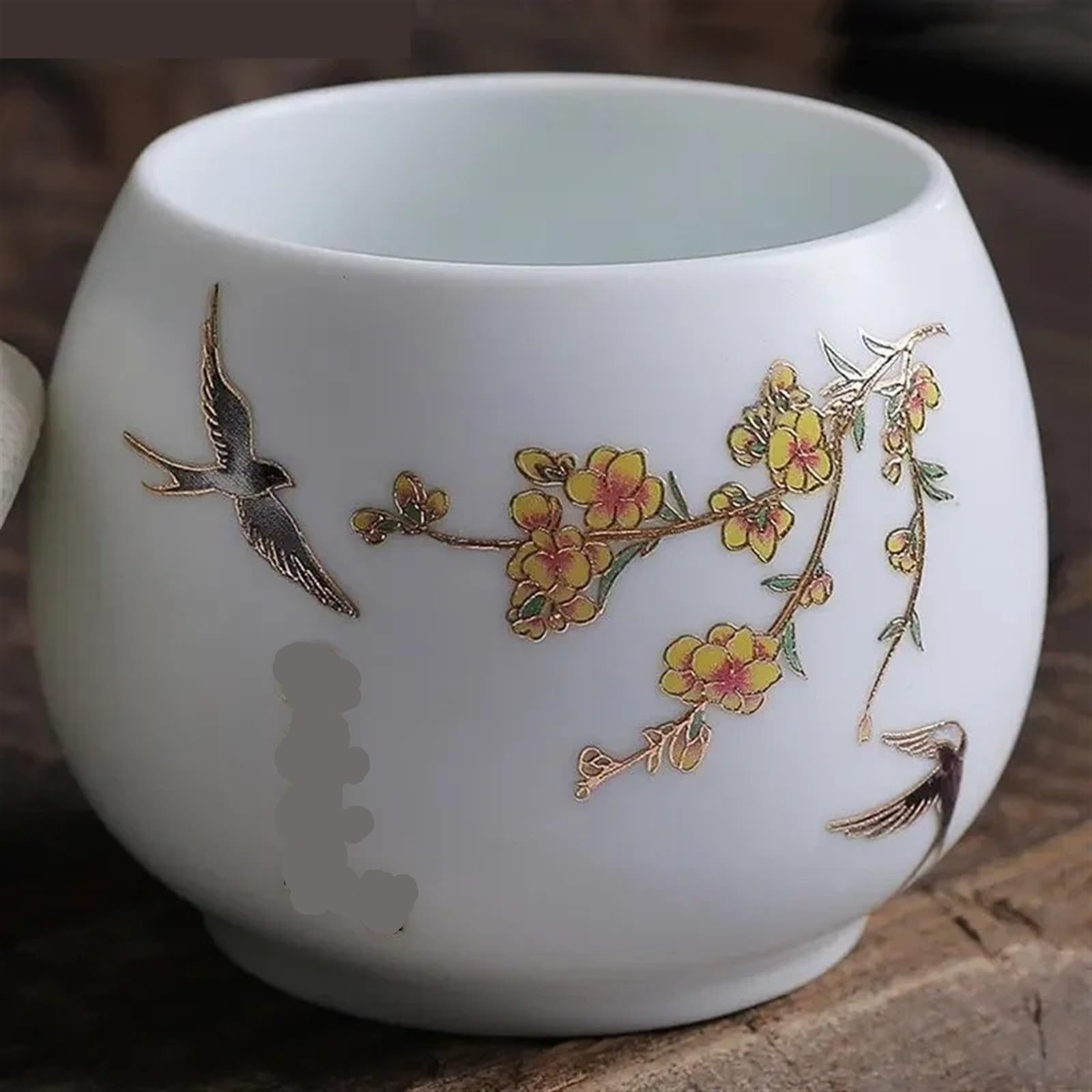 Caja de Te Carrito de té cerámica, lata almacenamiento multifuncional, tarro sellado porcelana, accesorios juego, contenedor cocina(D)
