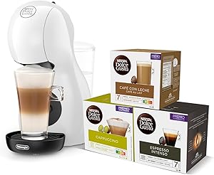 De’Longhi Nescafé Dolce Gusto Piccolo XS EDG110.WB, Capsule Coffee Maker, Includes 3 Capsule Packets, Super-Compact Desig…
