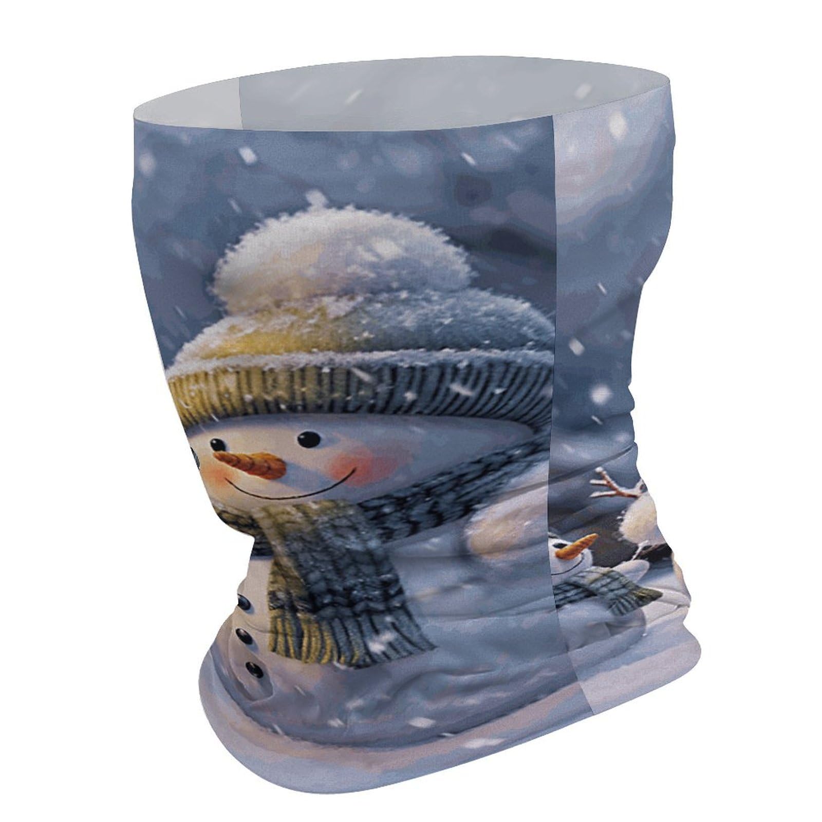 QMNRTK Winter Snowman Balaclava UV Protection Face Mask Breathable Neck Gaiter Ski Mask for Men Women Headwear Bandana Elastic Face Scarf