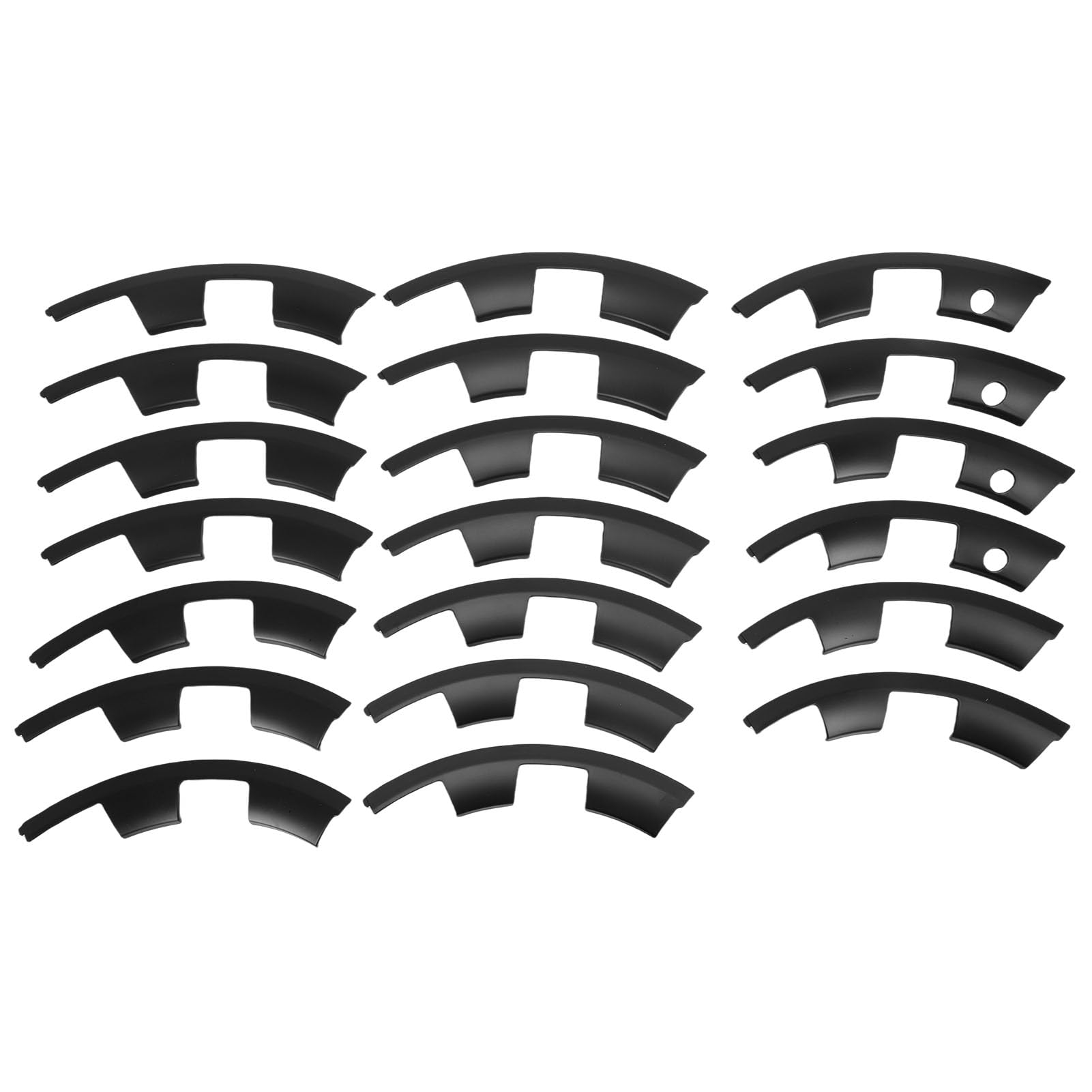 Felgenschutz für Räder, 20-Zoll-Felgenrand-Zierring (Black)