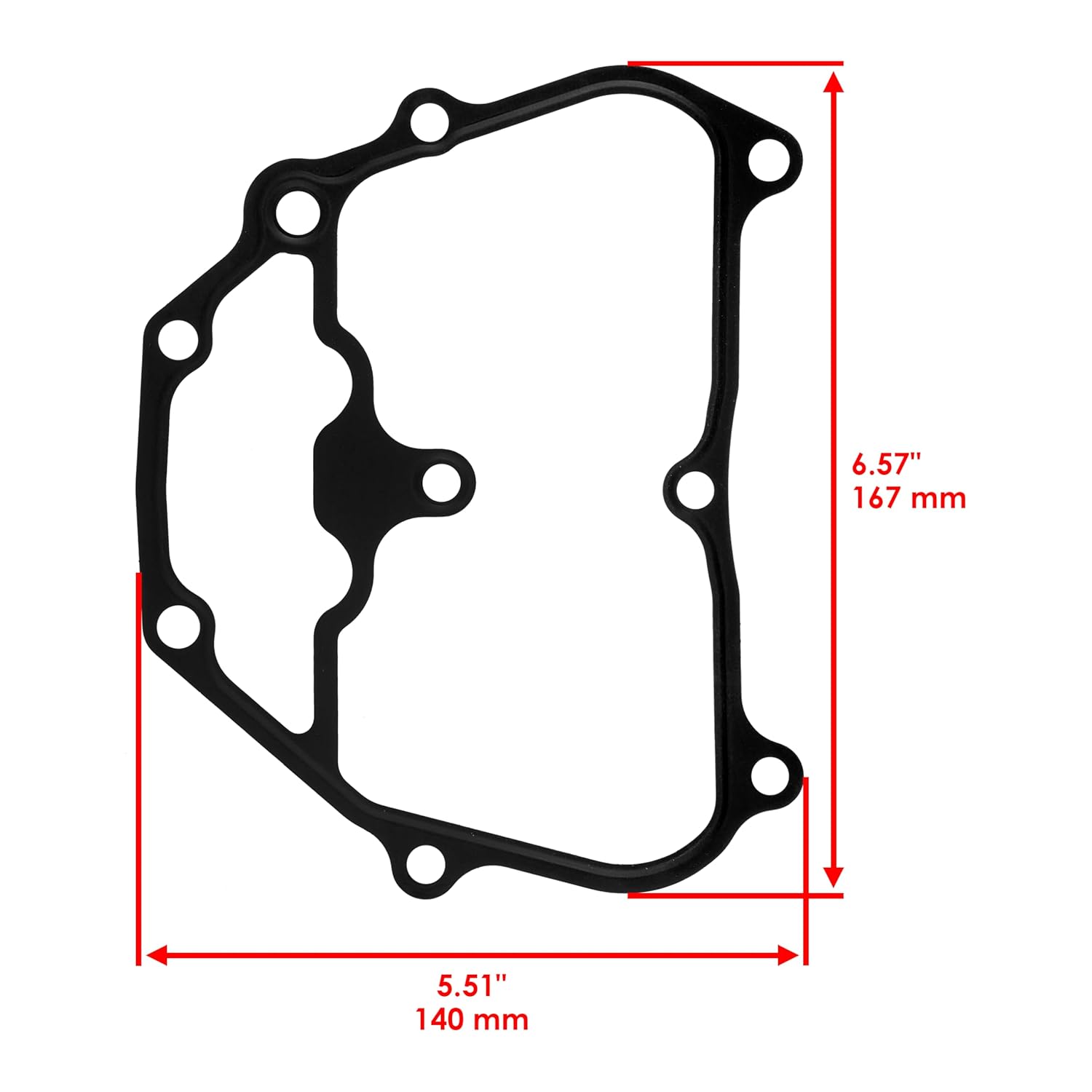 Caltric Top End Gasket Set Compatible with Honda Rancher 420 TRX420TM 2WD Manual 2009 2010 2011 2012 2013