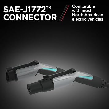 Schumacher Electric 240V / 50A Hardwired Level 2 EV Charger - with SAE-J1772 Universal Connector - Durable, Corosion Resistant for Home & Garage Installation - SEV1600HW