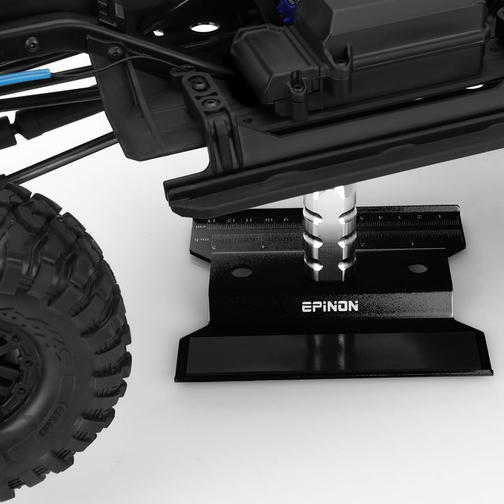 RC Car Repair Work Stand Repair Tool Set 360 Degree Rotation and 520 Pcs RC Screws Kit and RC Screwdrivers and Screws Pallet for 1/8 1/10 1/12 1/16 1/18 RC Car Crawler Truck Buggy (Black)