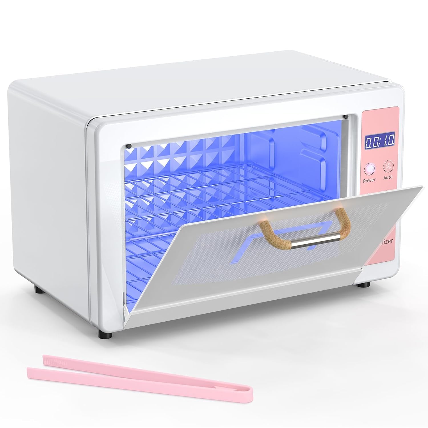 Stérilisateur d'esthéticienne, stérilisateur d'outils à ongles 10l, stérilisateur d'ongles UV multifonctionnel, armoire de nettoyage de grande capacité pour la maison, Salon de beauté et Spa