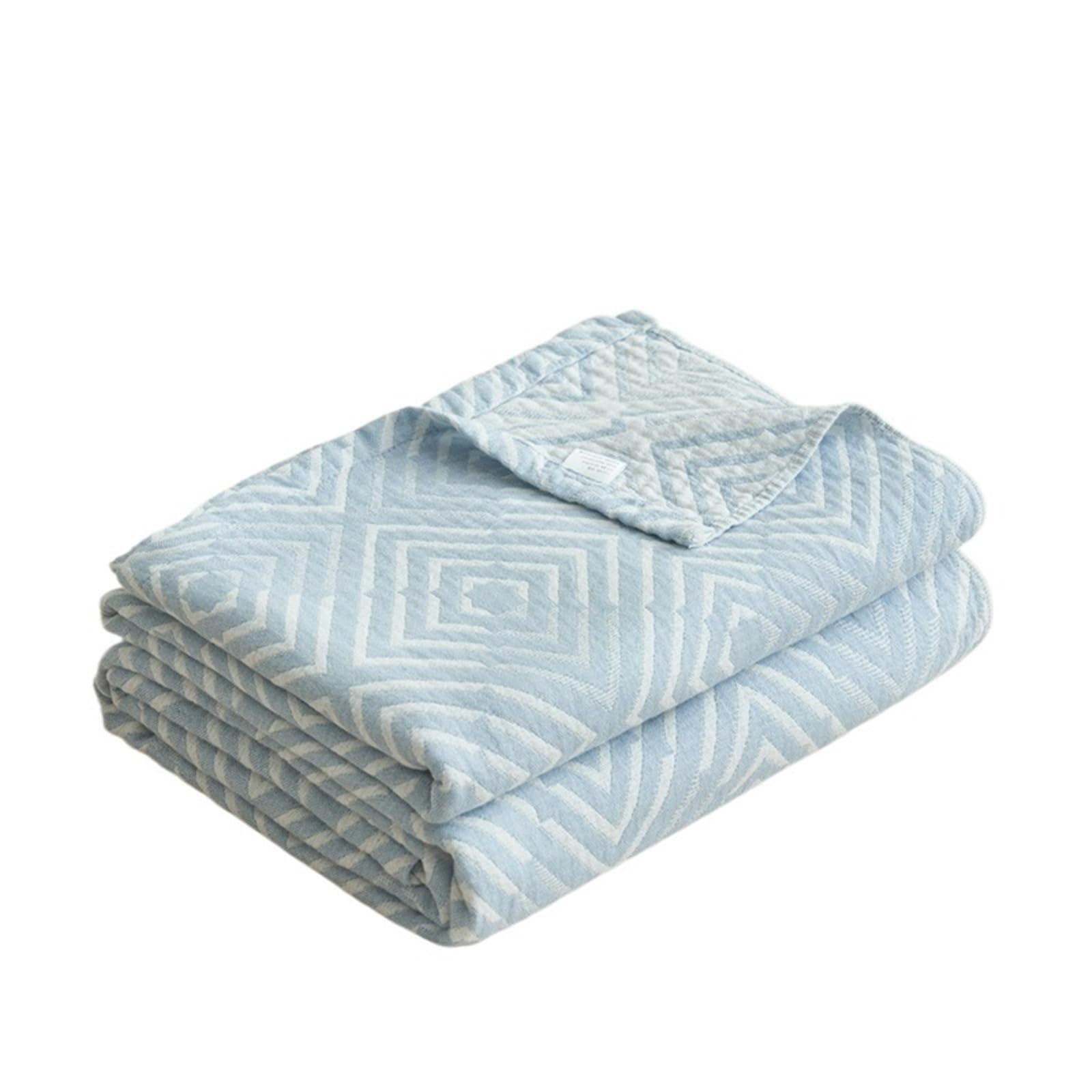 FIgpmwld Cotton Muslin Throw Blanket Multicolor Multiple Sizes(Color4,200x230cm 1pcs)