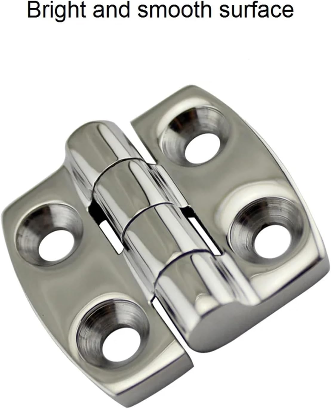 Stainless Steel Boat Hinges 2 Pieces Casting Strap Hinge 316 Stainless Steel Boat Flush Door Hatch Compartment Hinges Heavy Duty Marine Hardware