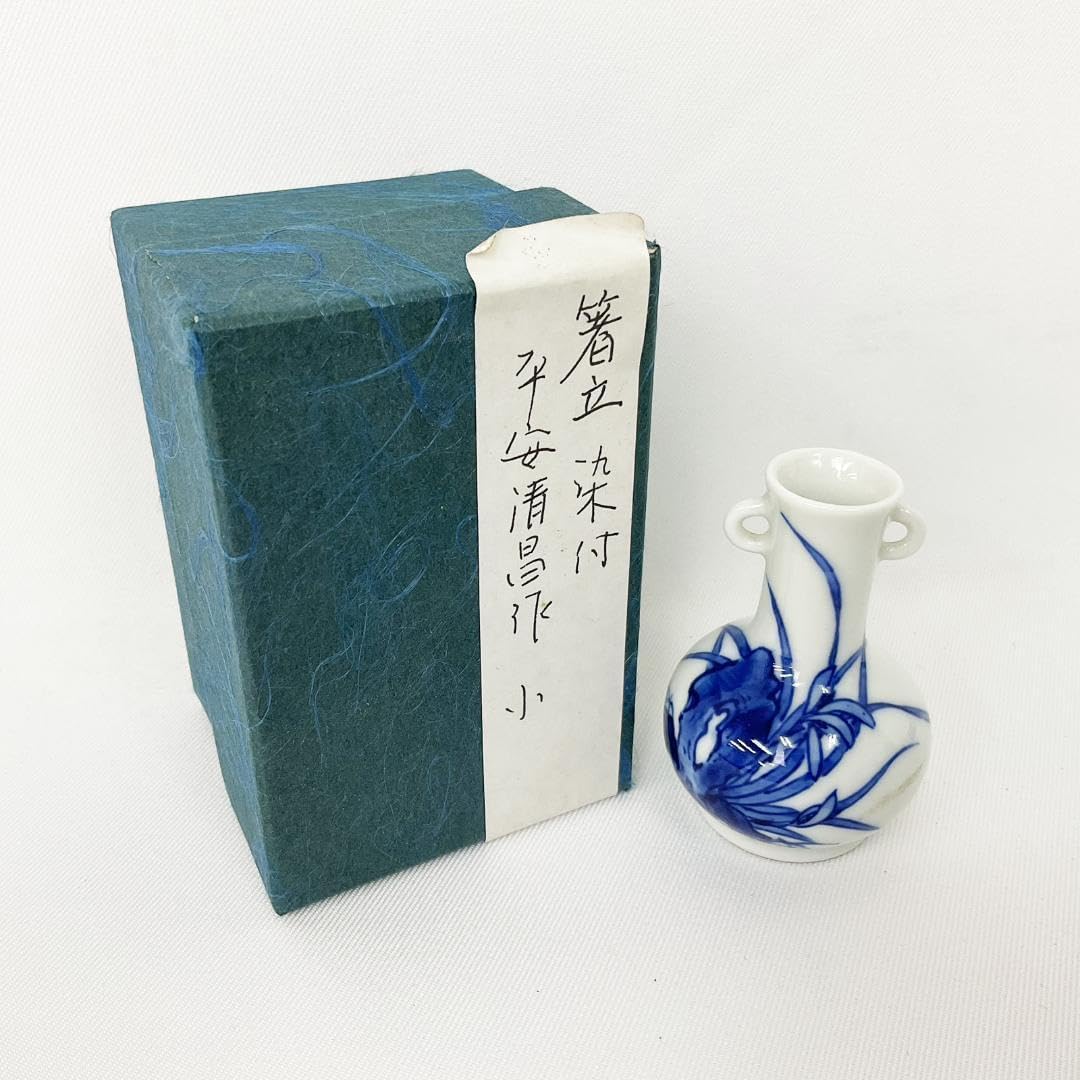 煎茶道具 平安 清昌 煎茶碗 京焼 造 平安清昌 染付 共箱 宝瓶 急須