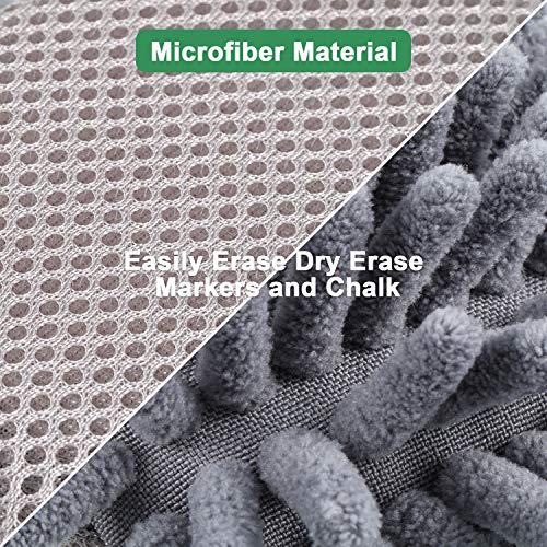 Gomme tableau blanc feutre craie brosse microfibre rose