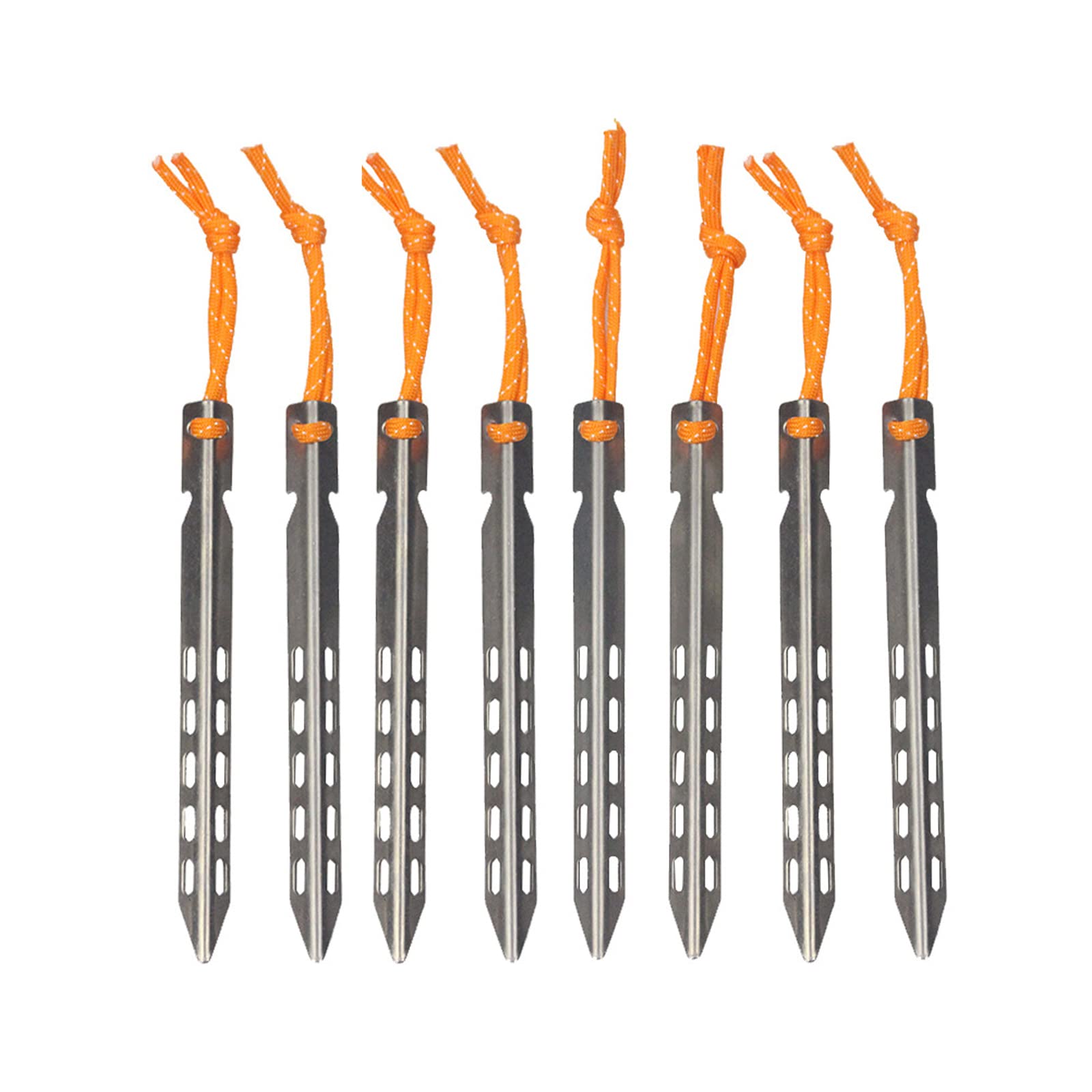 Tienda de campaña, clavijas de clavos para tienda de campaña en forma de V, accesorios para tienda de campaña al aire libre, clavijas portátiles, clavos para tienda de campaña, 4/8 piezas, para
