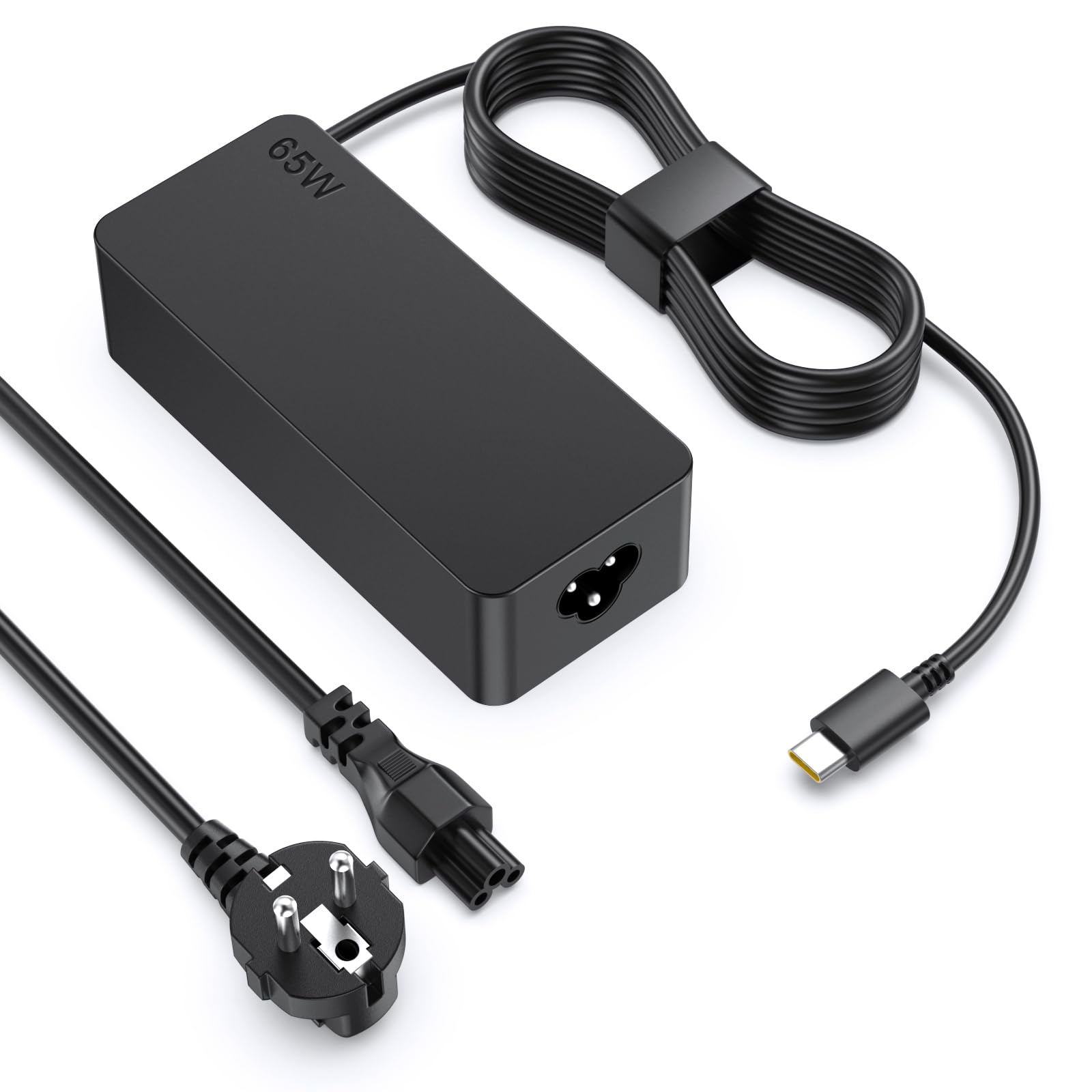 Caricatore 65W USB C Portatile Alimentatore Caricabatterie