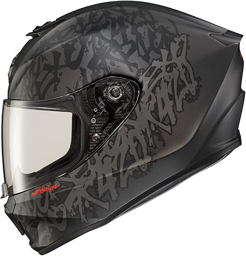 Miniatura 2 de ScorpionEXO - Casco integral R420 de motocicleta, policarbonato, urbano, bolsillos para altavoces con Bluetooth, certificación DOT y Snell, adulto