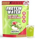 XMafia – Protein Water, Clear Protein Powder – 30 Servings, 20g Protein, 27 oz - Hydrator Whey Isolate - 0g Lactose, 0g Sugar, Keto-Friendly - Apple - Iso Juice Protein, Post-Workout