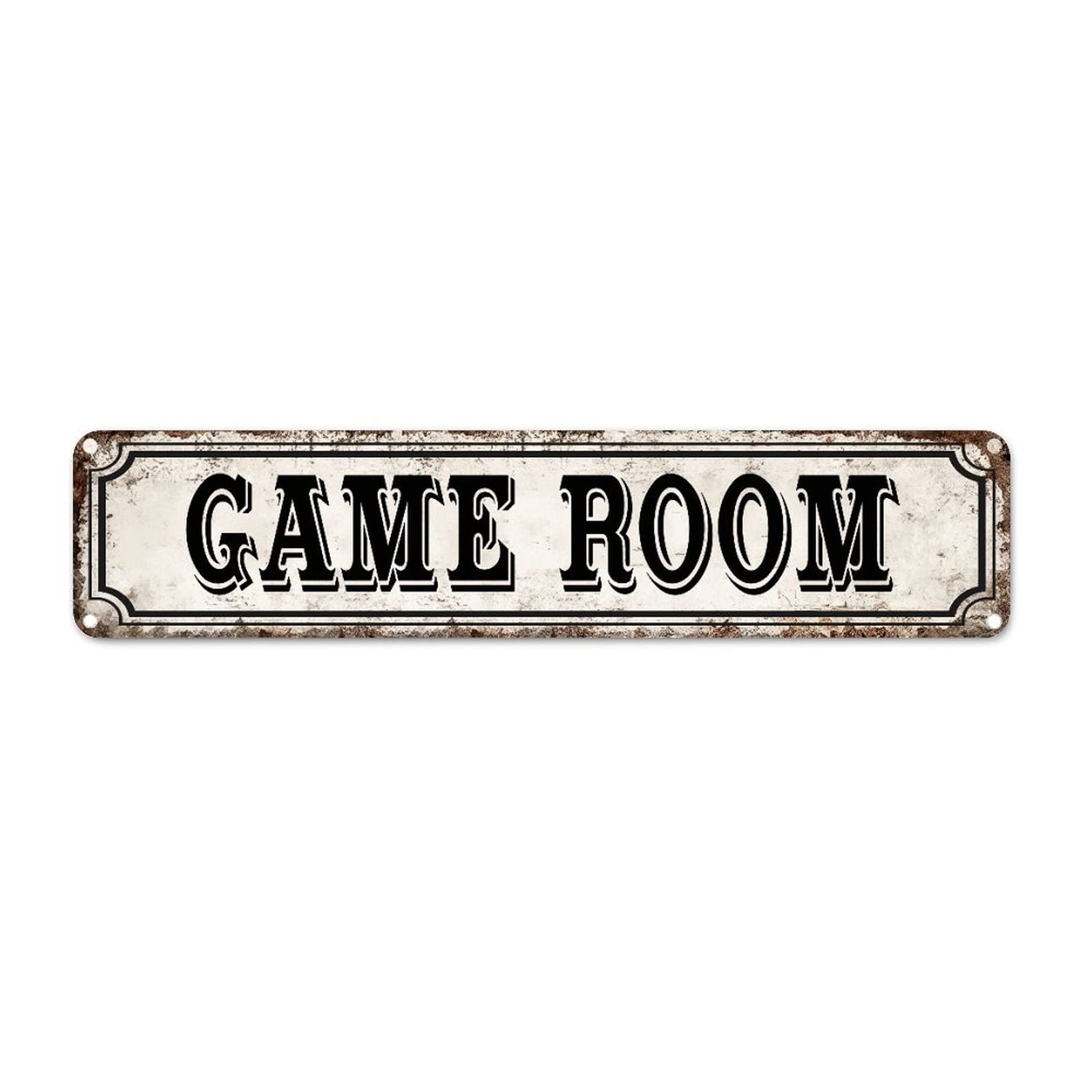 Game Room Custom Street Sign Game Room Metal Sign Game Room Aluminum Metal Sign Game Room Owner Gift Vintage Metal Wall Art Rustic Wall Sign Wall Decor For Bedroom Cafe Bar Office Garage