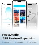 【2025 VGP Winner】 SOUNDPEATS Q40 HD Bluetooth 6.0 Neckband Headphones, Wireless Earbuds Certified with Hires & LDAC, AI Noise Cancelling Mic, IP67, 20H, Earphones for Sports, Running, Work