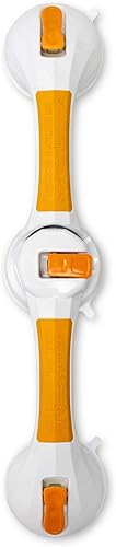 McKesson Barra de agarre giratoria de plástico para baño, 9.75 pulgadas de largo, 1 unidad