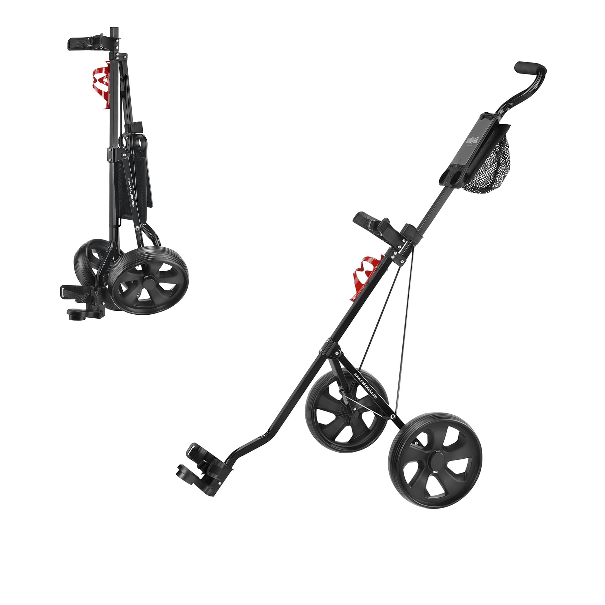 Caddytek ゴルフ手押しカート、プッシュカート、手引き Amazon.com: CaddyTek Deluxe Lightweight 2-Wheel Golf Pull
